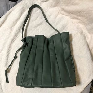 Vince Camuto Green Leather Bag
